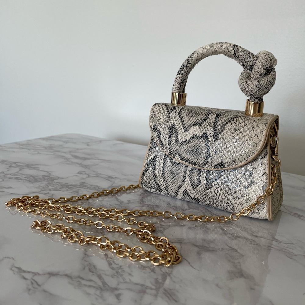Urban Expressions Mini Python Crossbody Hand Bag - image 1